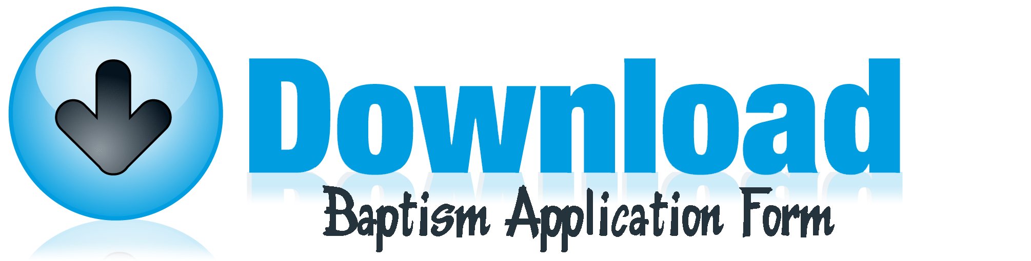 download baptism application form